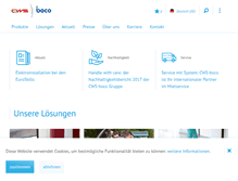 Tablet Screenshot of cws-boco.de